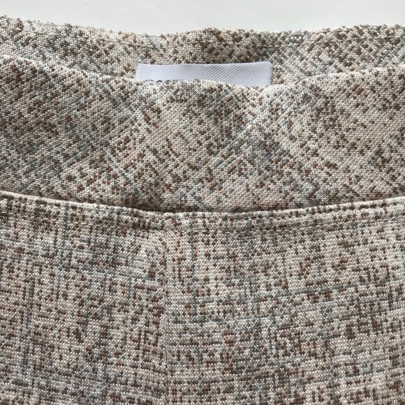 NWT Rosetta Getty Wide Leg Culotte Pants Womens XL Beige High Rise Pull On NEW - Picture 3 of 11